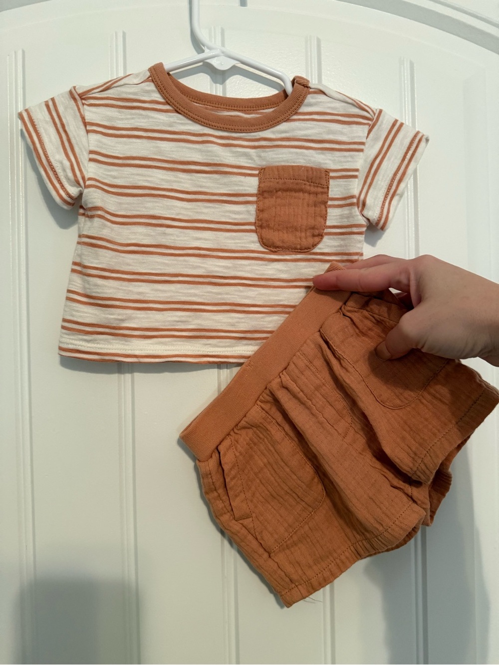 cloud island Linen Tee and Shorts